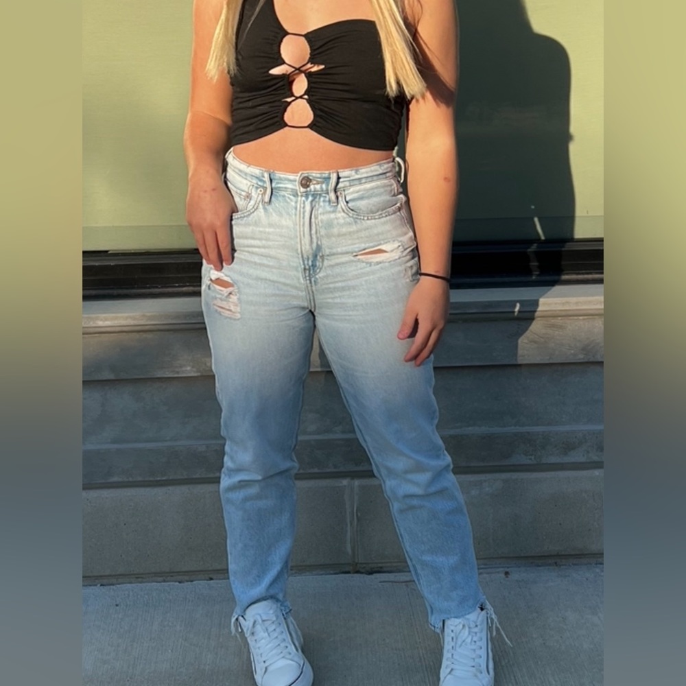 High rise American eagle jeans!